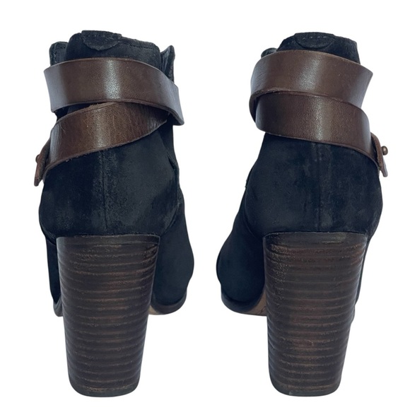💥SALE💥RAG & BONE HARROW BLACK SUEDE BOOTS SZ 6 M - Picture 7 of 16